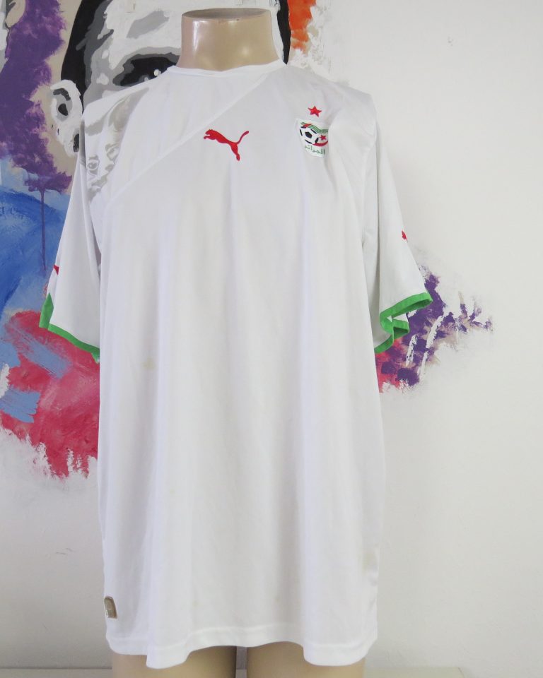 Algeria 2010 2011 home shirt Puma soccer jersey Bel Hadj #3 size XXL (1)