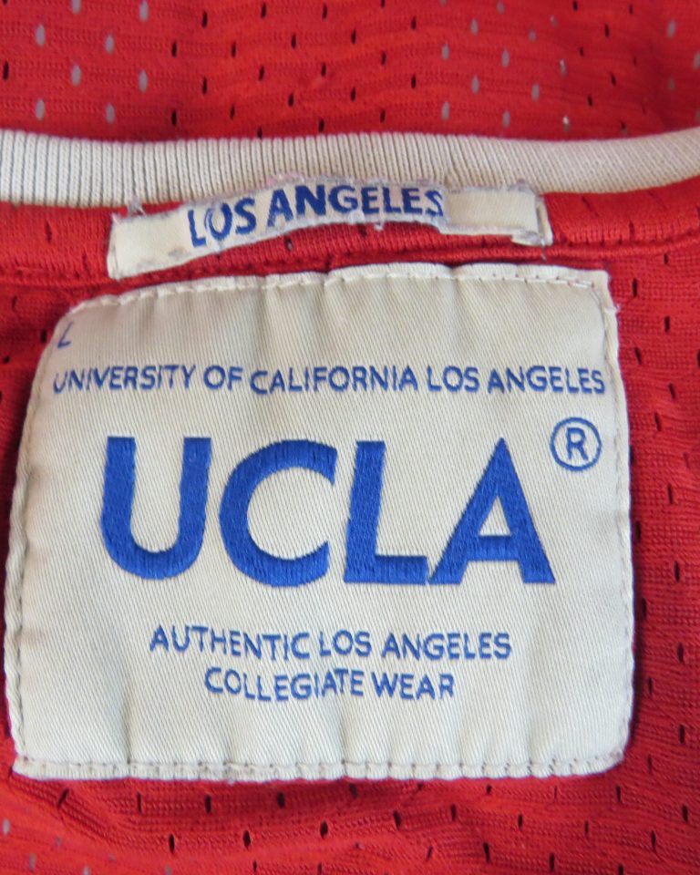 Vintage UCLA basketball shirt #33 jersey official Los Angeles collegiate wear size L (2)