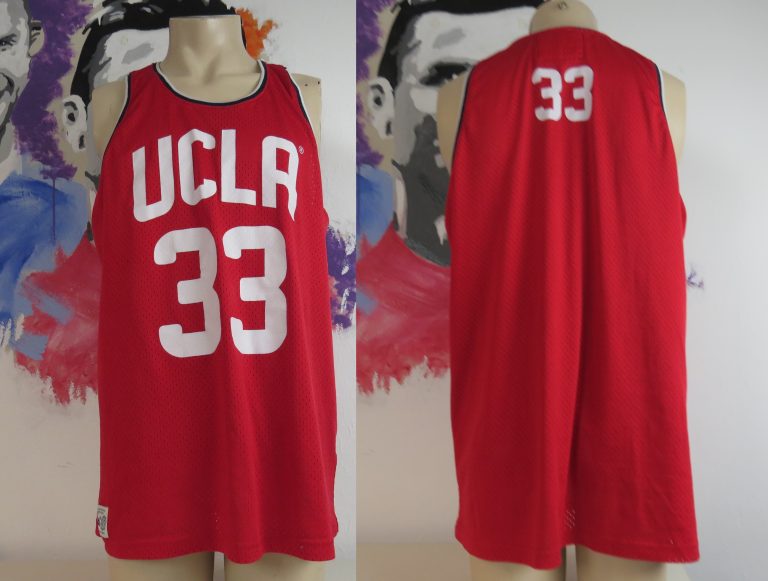 Vintage UCLA basketball shirt #33 jersey official Los Angeles collegiate wear size L
