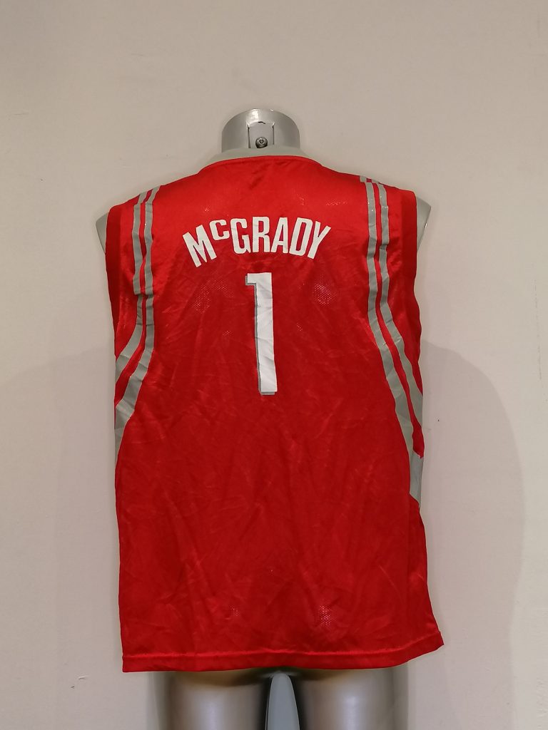 NBA Houston Rockets Basketball Jersey McGrady 1 Reebok shirt Ladies XL 18-20 (1)
