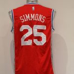 Vintage NBA Philadelphia 76ers Basketball Jersey 25 Simmons adidas shirt size M (3)