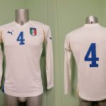 Player issue Italy ladies ca 2008 away shirt Puma soccer jersey #4 EU38 UK12 M