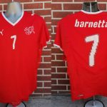 Match worn issue Switzerland 2008-10 WC2010 qualifiers home shirt Barnetta 7 size XL (1)